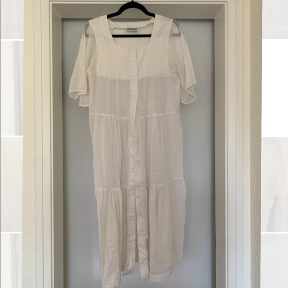 White Button Front Maxi - Picture 2 of 7